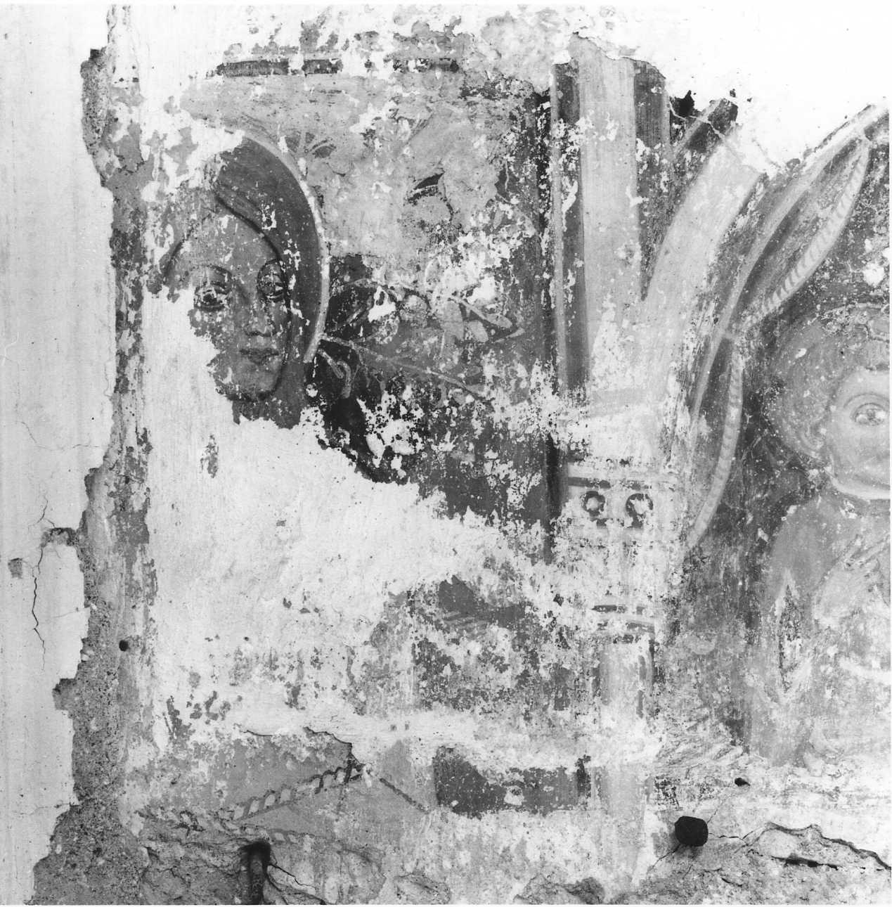 Santa (dipinto, elemento d'insieme) - ambito ligure-piemontese (seconda metà sec. XV)