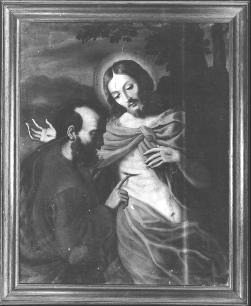 incredulità di San Tommaso (dipinto, opera isolata) - ambito piemontese (seconda metà sec. XVIII)