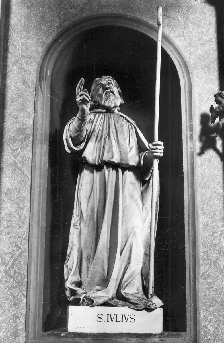 San Giulio (statua, opera isolata) di Milanoli Giulio (inizio sec. XX)