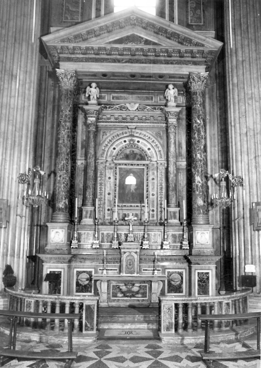 mostra d'altare, opera isolata - bottega novarese (terzo quarto sec. XIX)