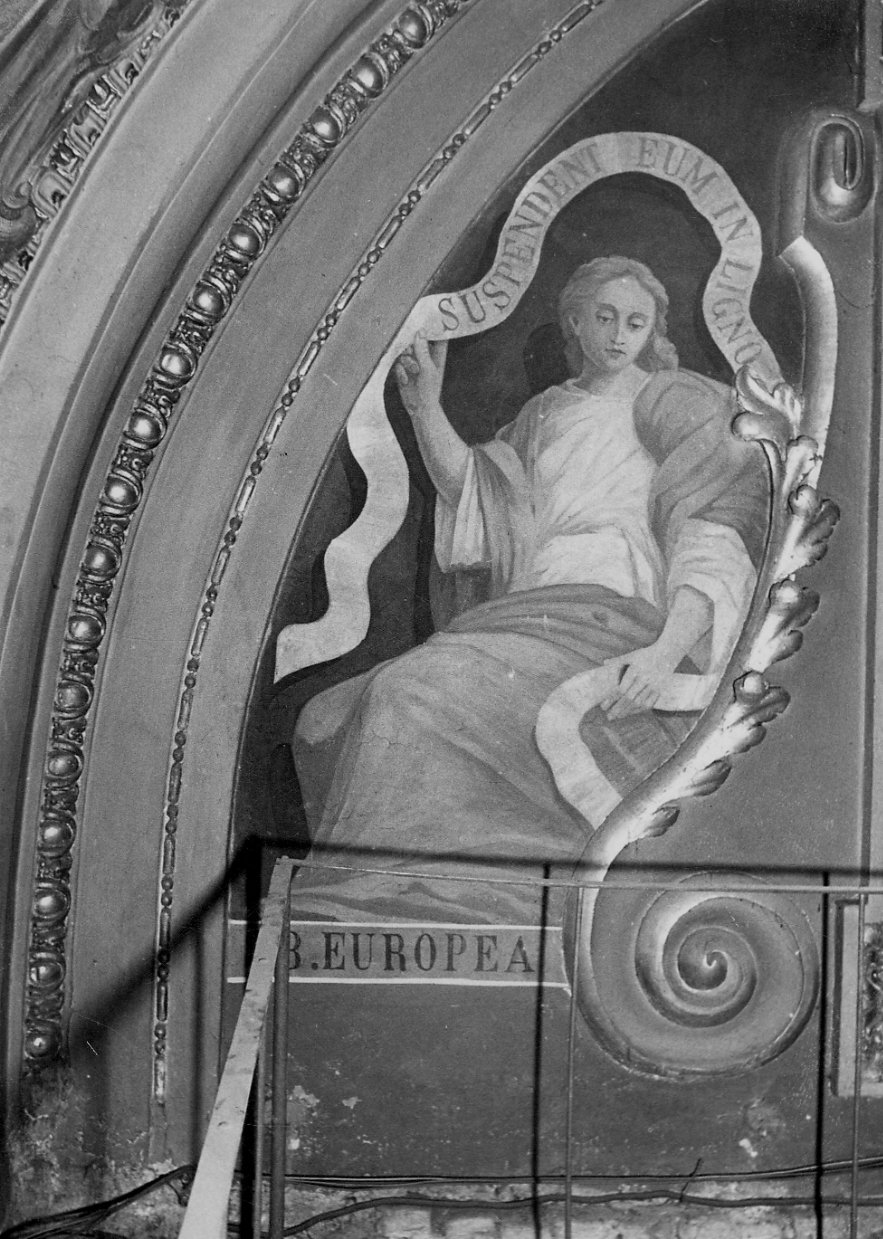 Sibilla Europea (decorazione pittorica, elemento d'insieme) di Caccia Guglielmo detto Moncalvo (attribuito) (prima metà sec. XVII)