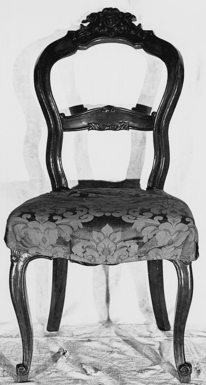 sedia, coppia - bottega lombardo-piemontese (sec. XIX)
