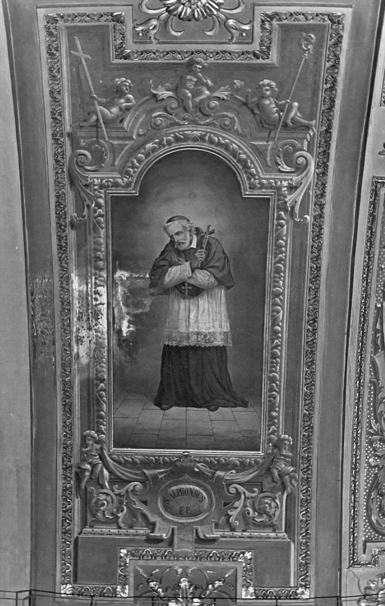 Sant' Alfonso Maria de Liguori (decorazione pittorica, elemento d'insieme) - ambito lombardo (fine/inizio secc. XIX/ XX)