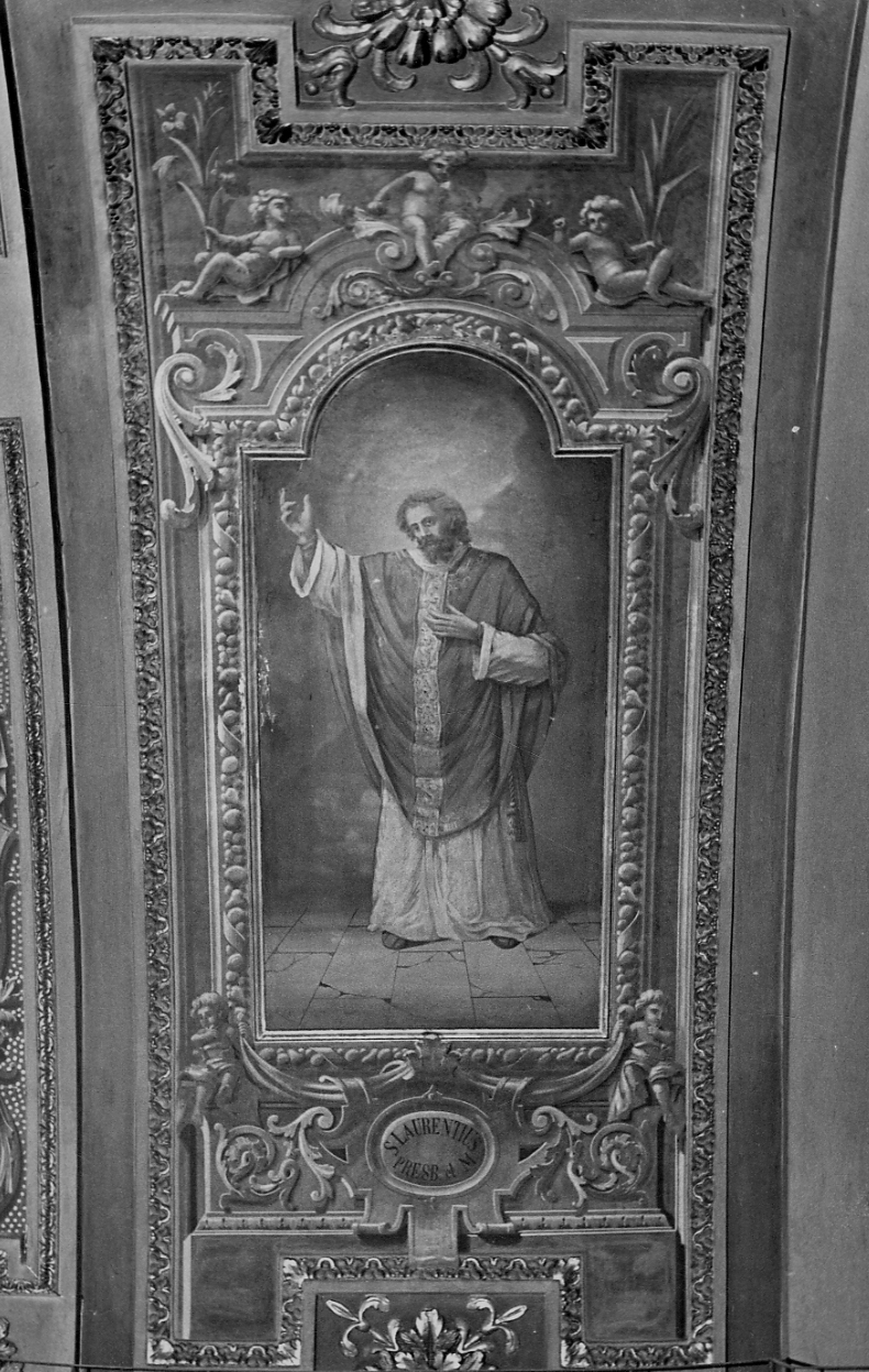 San Lorenzo (decorazione pittorica, elemento d'insieme) - ambito lombardo (fine/inizio secc. XIX/ XX)
