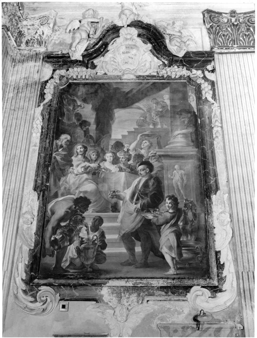 nozze di Cana (dipinto, opera isolata) di Legnani Stefano Maria detto Legnanino (fine/inizio secc. XVII/ XVIII)