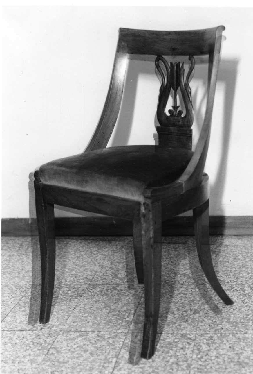 sedia, serie - bottega inglese (primo quarto sec. XIX)