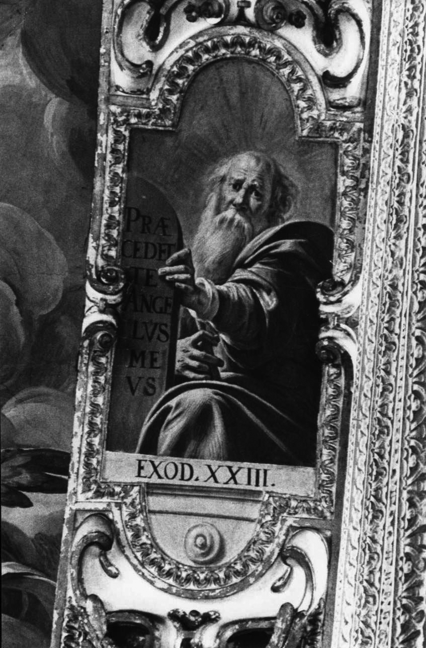 Mosè (decorazione pittorica, elemento d'insieme) di D'Enrico Antonio di Giovanni detto Tanzio da Varallo (secondo quarto sec. XVII)