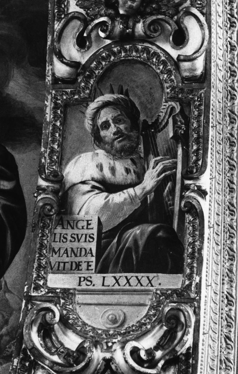 David (decorazione pittorica, elemento d'insieme) di D'Enrico Antonio di Giovanni detto Tanzio da Varallo (secondo quarto sec. XVII)