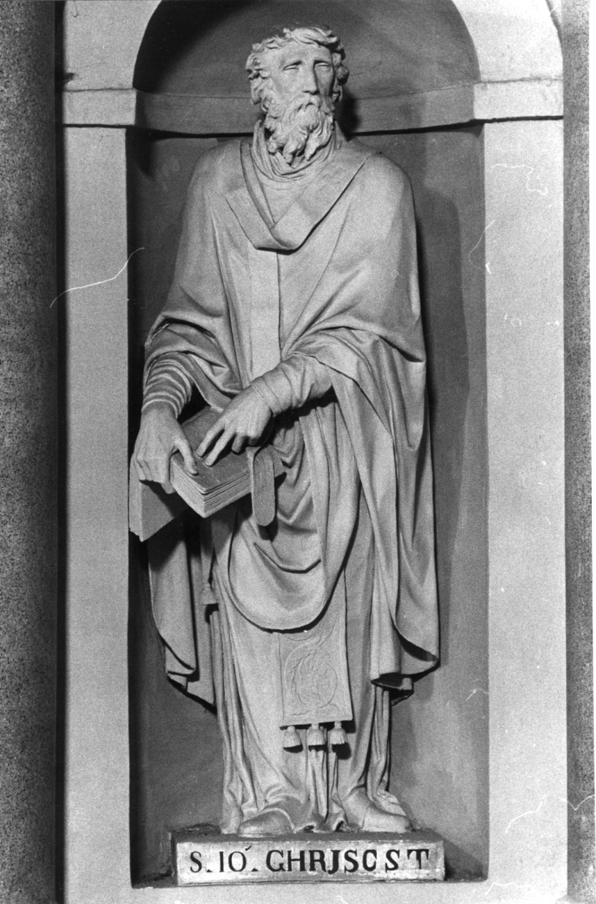 San Giovanni Crisostomo (scultura, opera isolata) di Prinetti (secondo quarto sec. XIX)