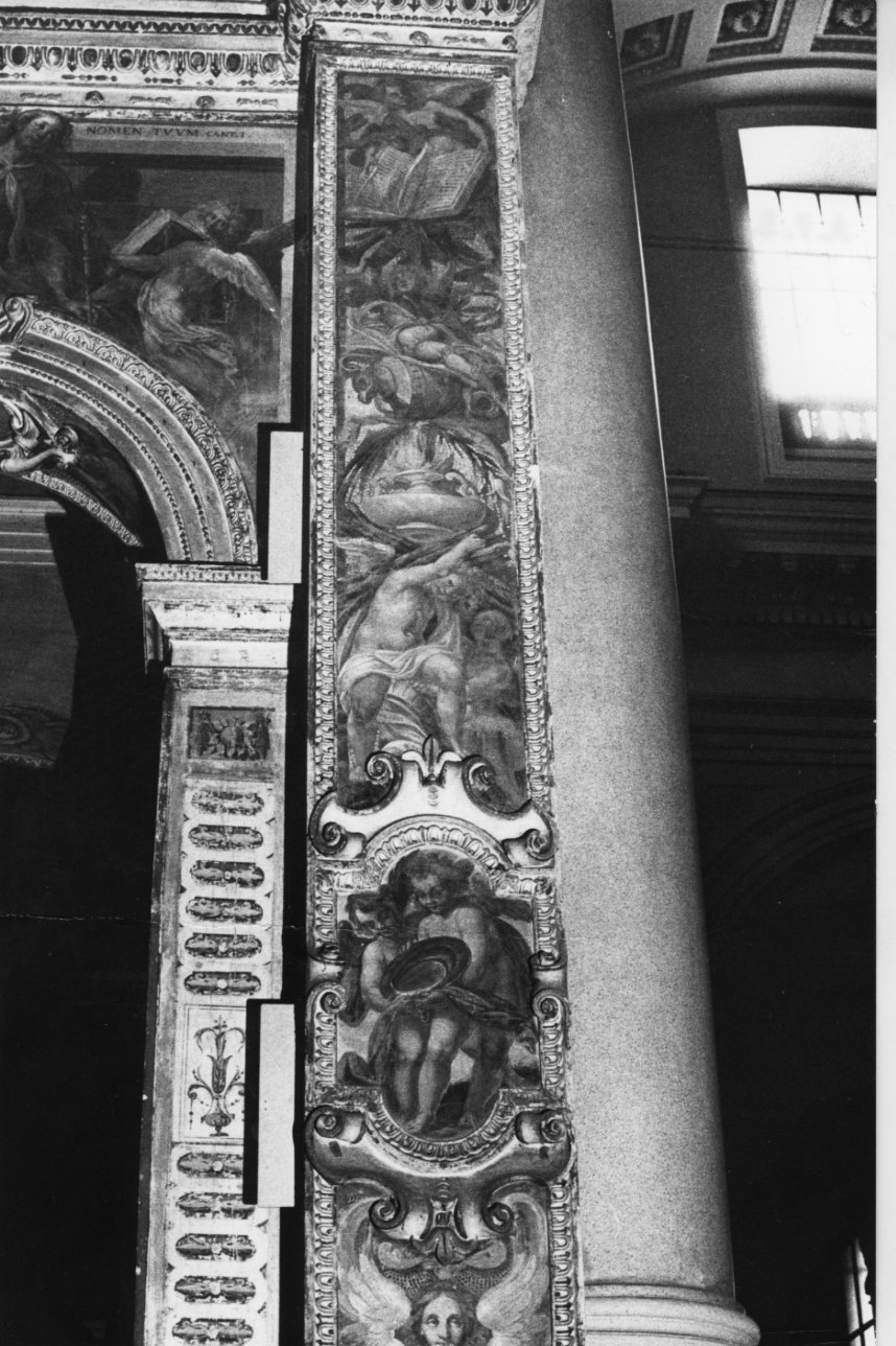 angeli (decorazione plastico-pittorica, elemento d'insieme) di Della Rovere Giovanni Mauro detto Fiamminghino, Della Rovere Giovanni Battista (prima metà sec. XVII)