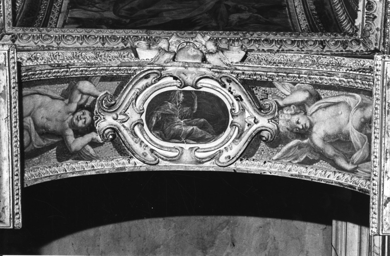 Sibilla (decorazione plastico-pittorica, elemento d'insieme) di Della Rovere Giovanni Mauro detto Fiamminghino, Della Rovere Giovanni Battista (prima metà sec. XVII)