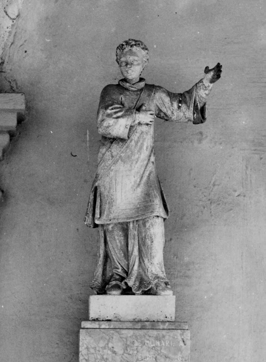 San Lorenzo (statua, opera isolata) - bottega oleggese (prima metà sec. XIX)
