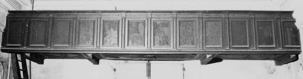 tribuna d'organo, opera isolata - bottega novarese (fine sec. XIX)