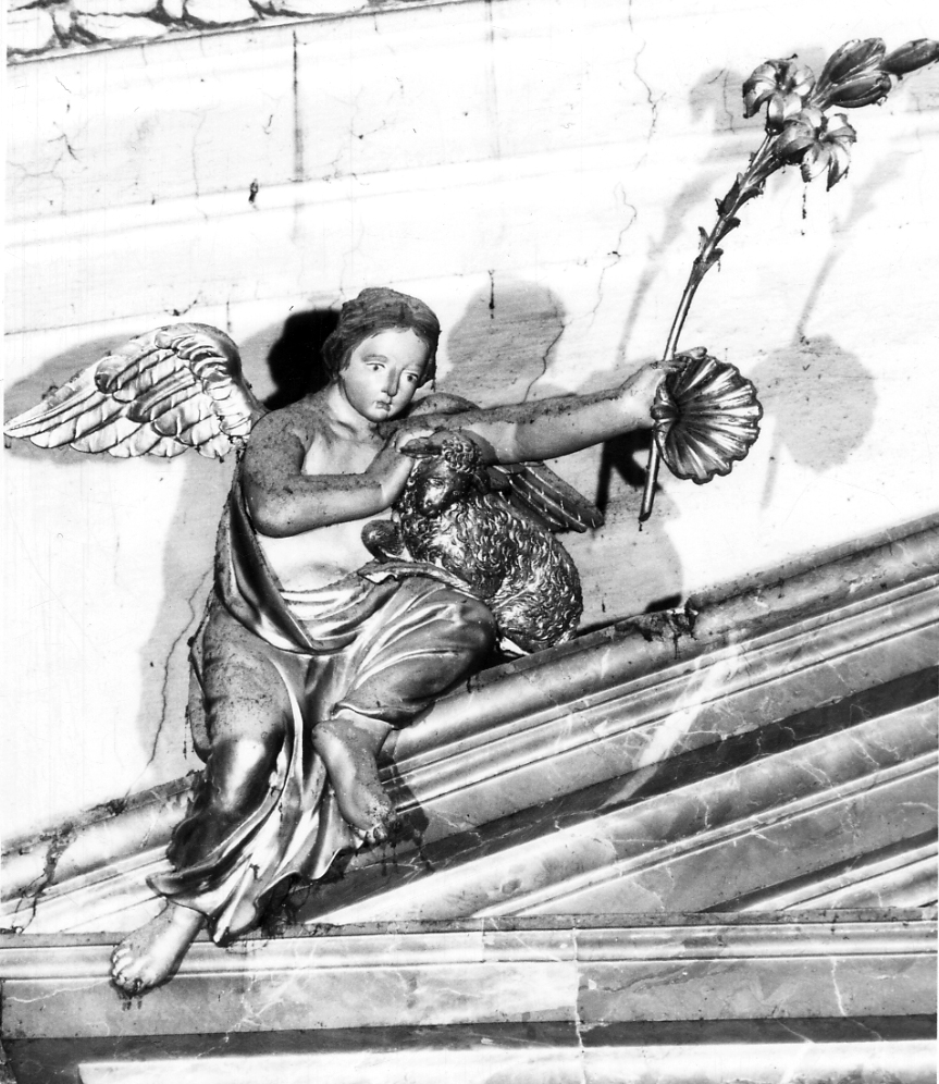 angelo (scultura, opera isolata) - bottega della Valsesia (primo quarto sec. XIX)