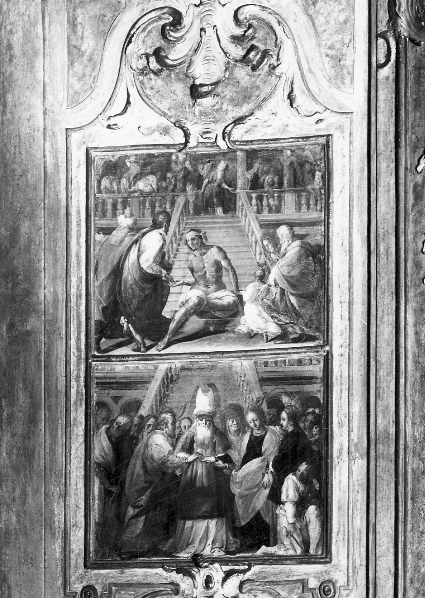 presentazione di Maria Vergine al tempio (dipinto) di Crespi Antonio Maria detto Bustino (attribuito) (primo quarto sec. XVII)