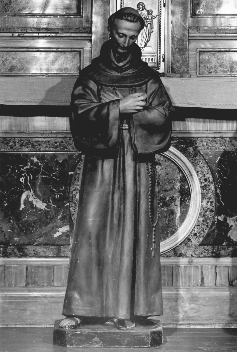 San Francesco d'Assisi (statua, opera isolata) di Nardini G. Ditta (attribuito) (secondo quarto sec. XX)