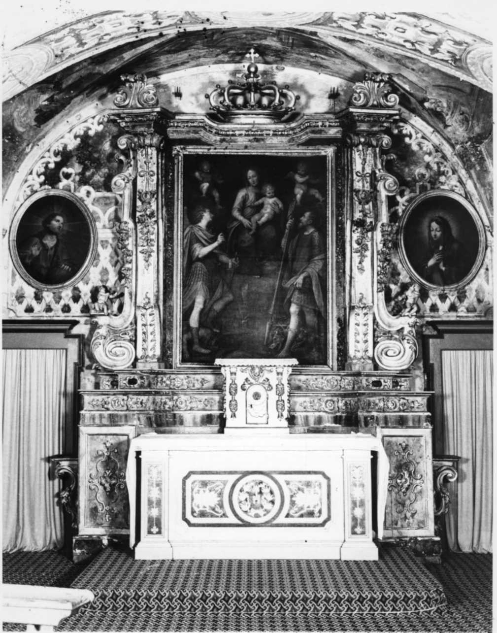 altare maggiore, opera isolata - bottega piemontese (primo quarto, seconda metà sec. XVIII, sec. XIX)