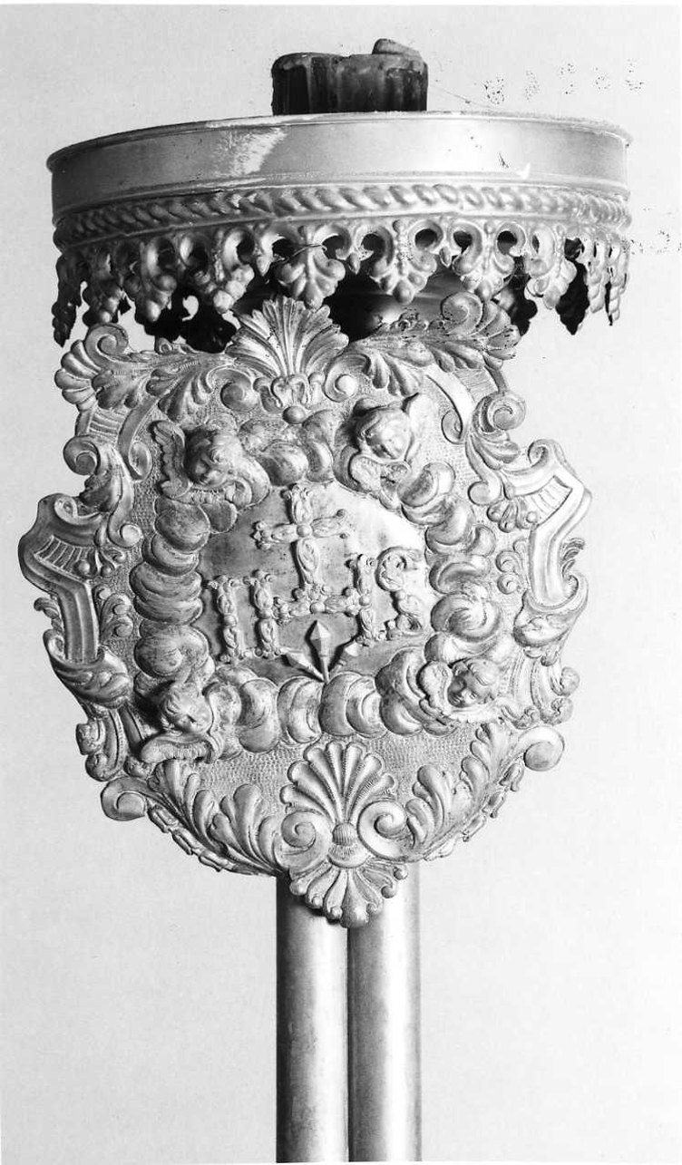 candelabro portatile, serie di Peyra Giuseppe (secondo quarto sec. XIX)
