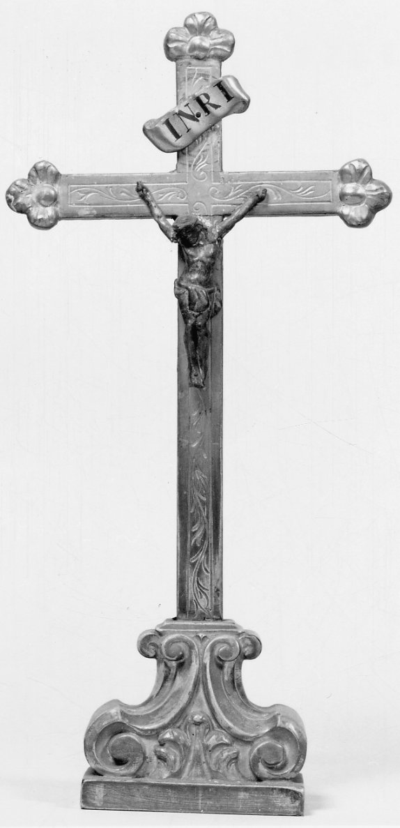 Cristo crocifisso (croce d'altare, opera isolata) - bottega torinese (primo quarto sec. XX)