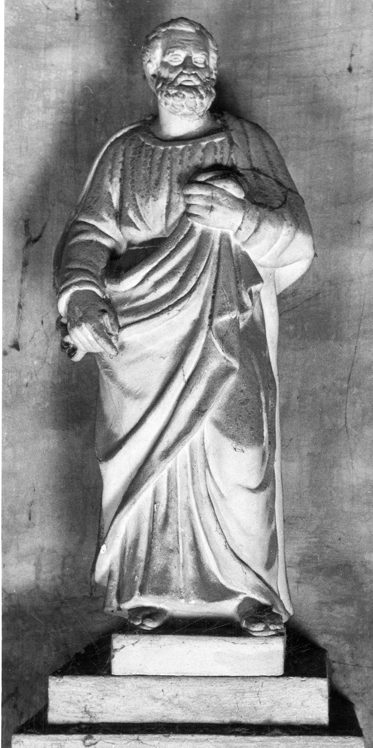 San Pietro (statua, pendant) - bottega piemontese (fine sec. XVII)