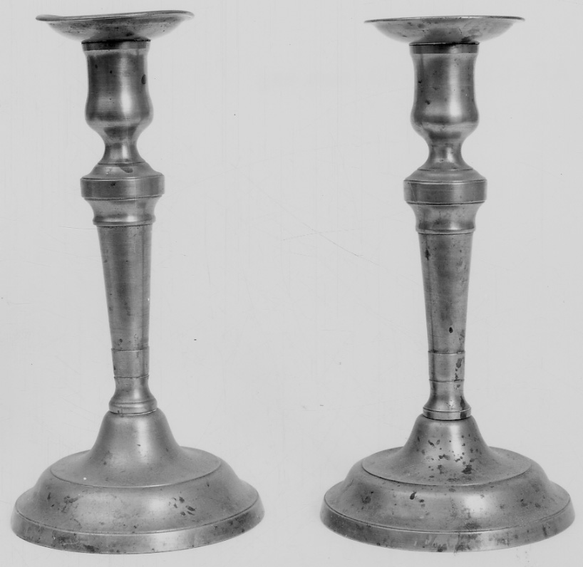 candeliere, serie - bottega piemontese-savoiarda (prima metà sec. XIX)