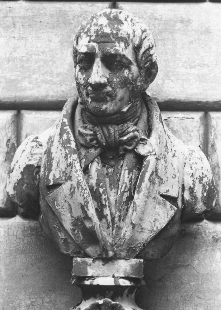 ritratto di Giuseppe Petrini (busto, elemento d'insieme) - bottega piemontese (secondo quarto sec. XIX)