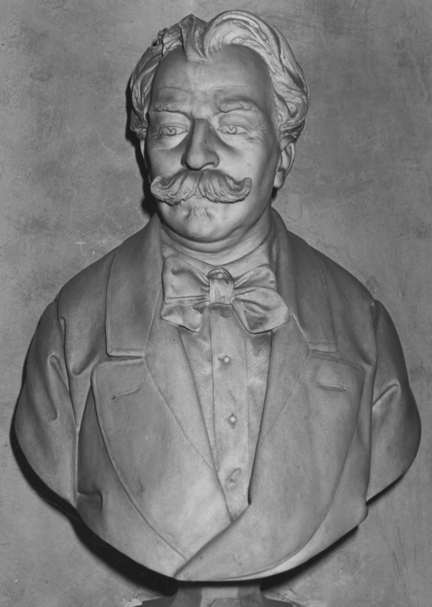 ritratto di Amedeo Gioliti (busto, opera isolata) di Elia D (ultimo quarto sec. XIX)