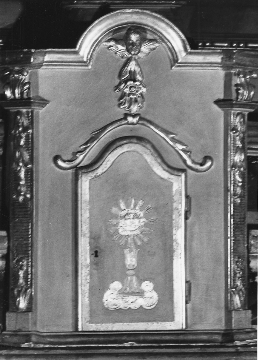 calice eucaristico (tabernacolo, opera isolata) - bottega piemontese (primo quarto sec. XIX)