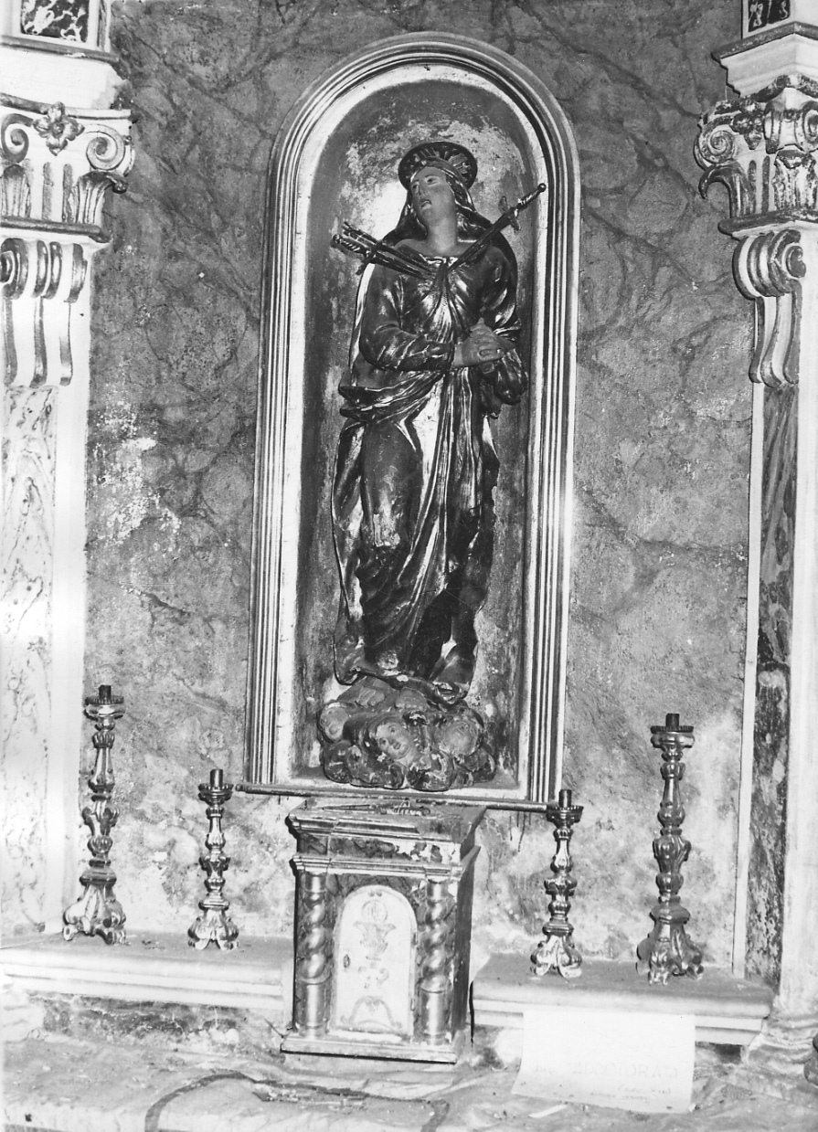 Madonna Addolorata (statua, opera isolata) - bottega piemontese (prima metà sec. XVII)