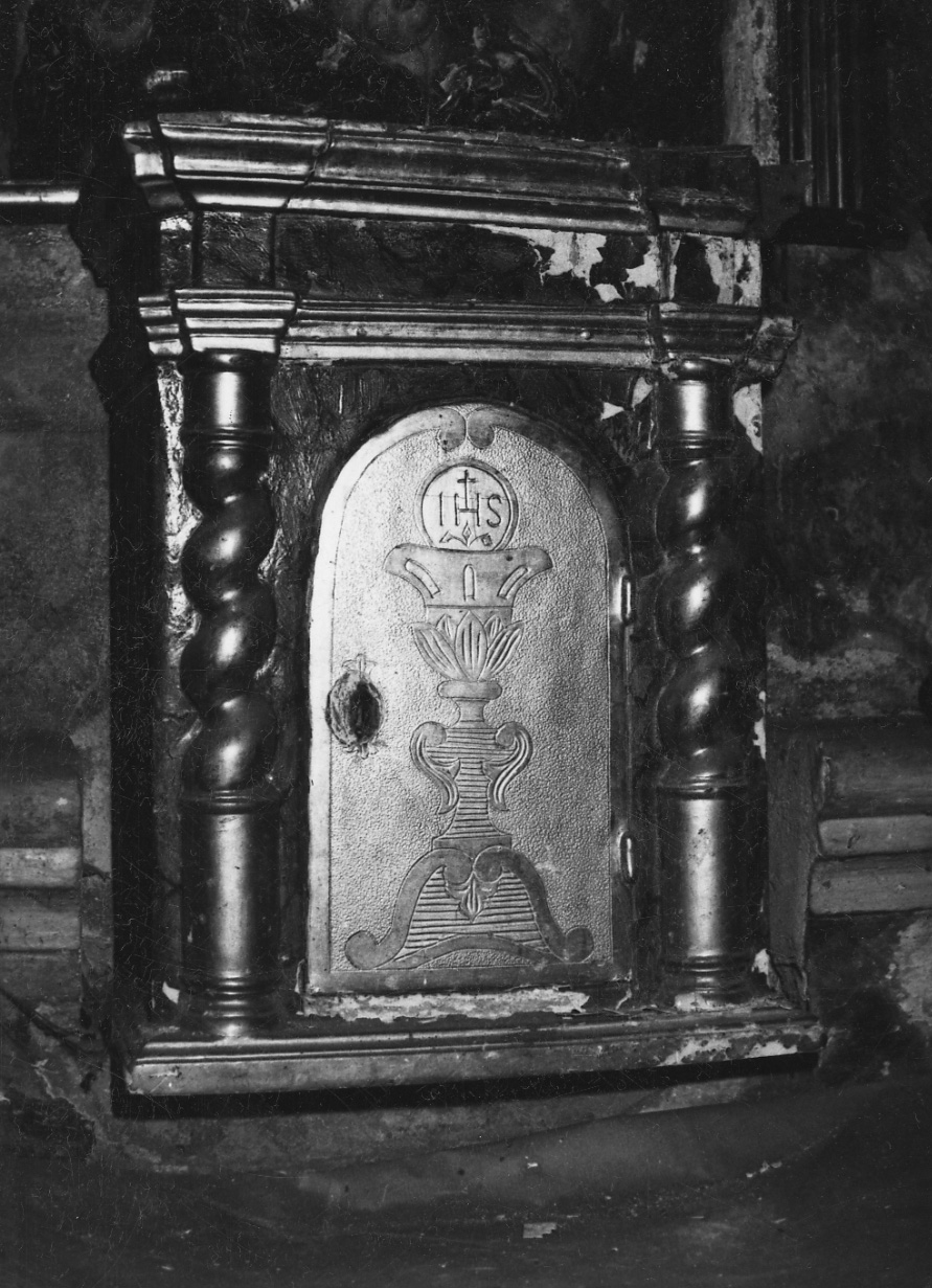 calice eucaristico (tabernacolo, opera isolata) - bottega piemontese (seconda metà sec. XVIII)