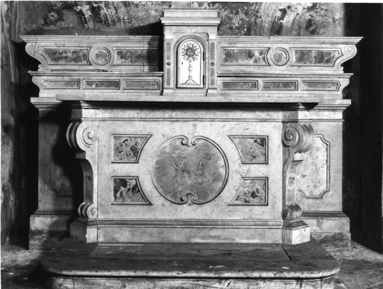 altare, opera isolata - bottega piemontese (sec. XIX)