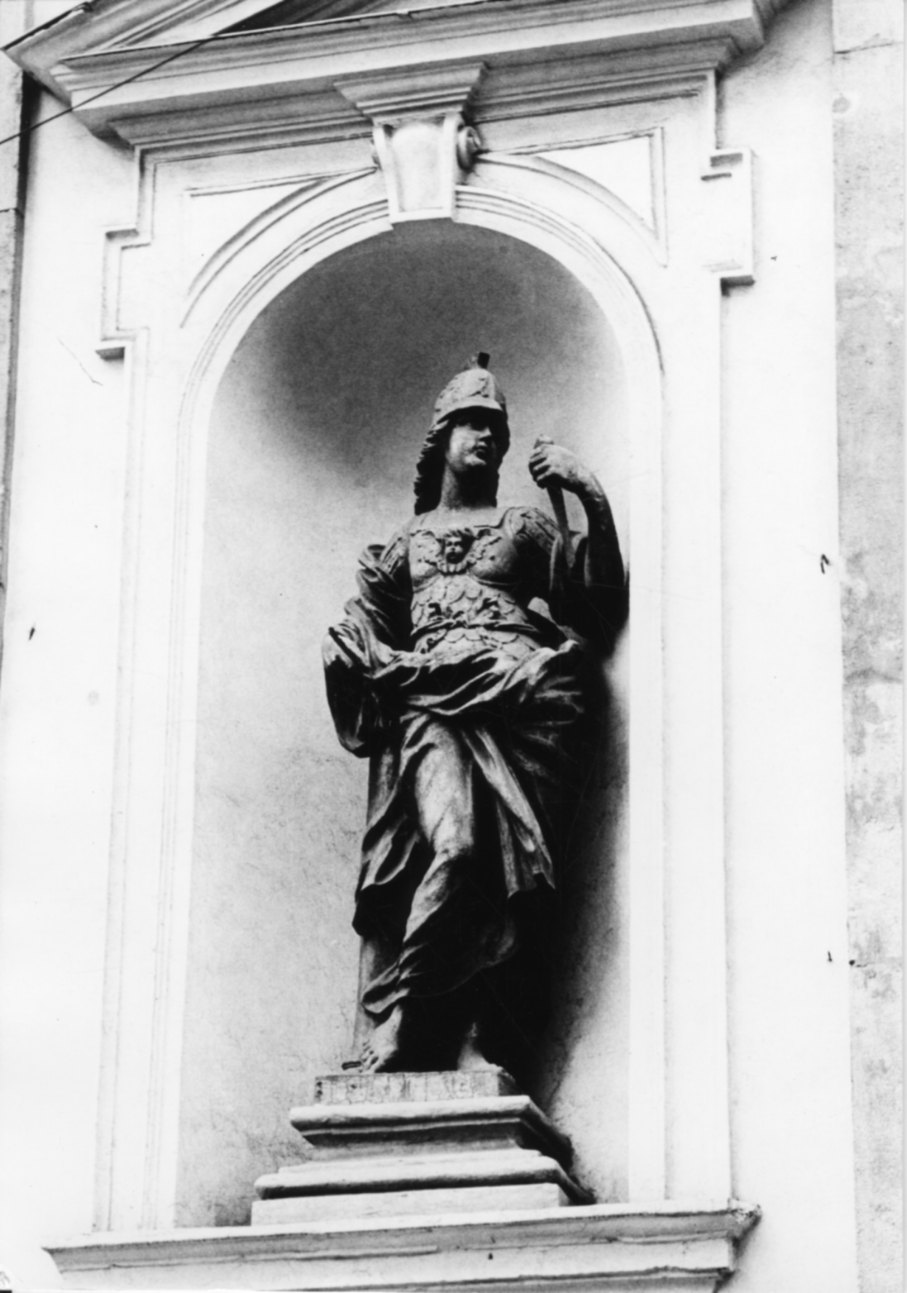 Giustizia (statua, elemento d'insieme) di Borello Francesco (seconda metà sec. XVII)