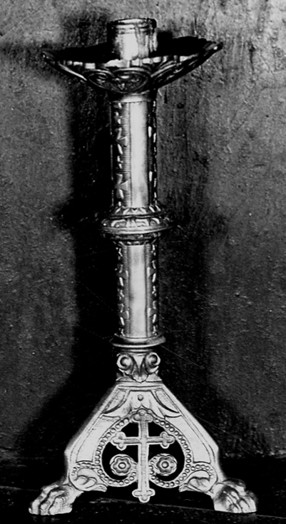 candeliere, coppia - bottega Italia settentrionale (prima metà sec. XVII)