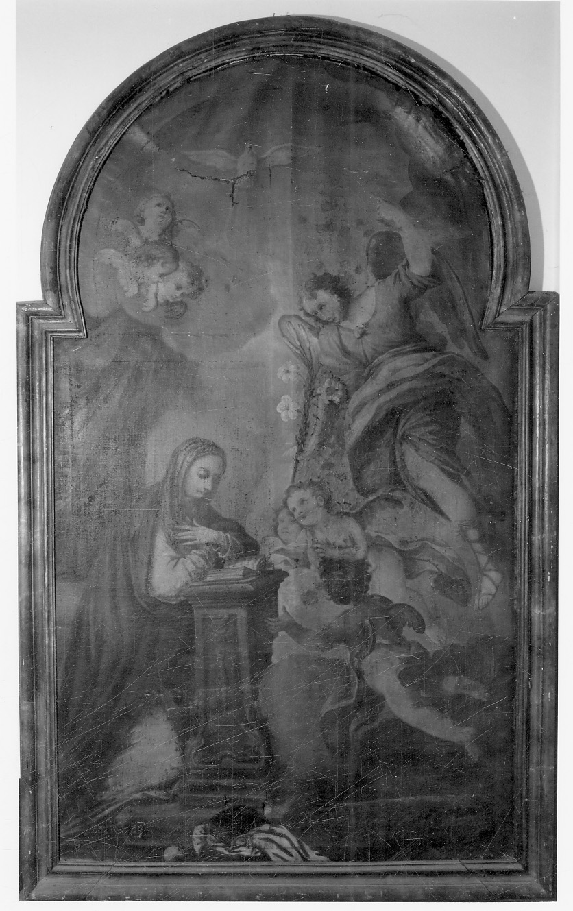 Annunciazione (dipinto, opera isolata) - ambito piemontese (prima metà sec. XVIII)