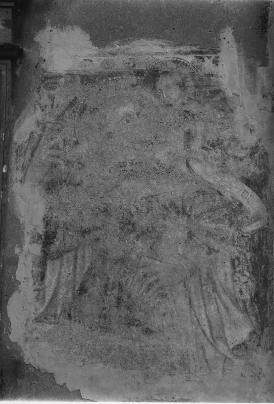 San Cristoforo (sinopia, opera isolata) - ambito piemontese (ultimo quarto sec. XIV)