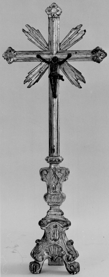 Cristo crocifisso (croce d'altare, opera isolata) - bottega torinese (terzo quarto sec. XVIII)