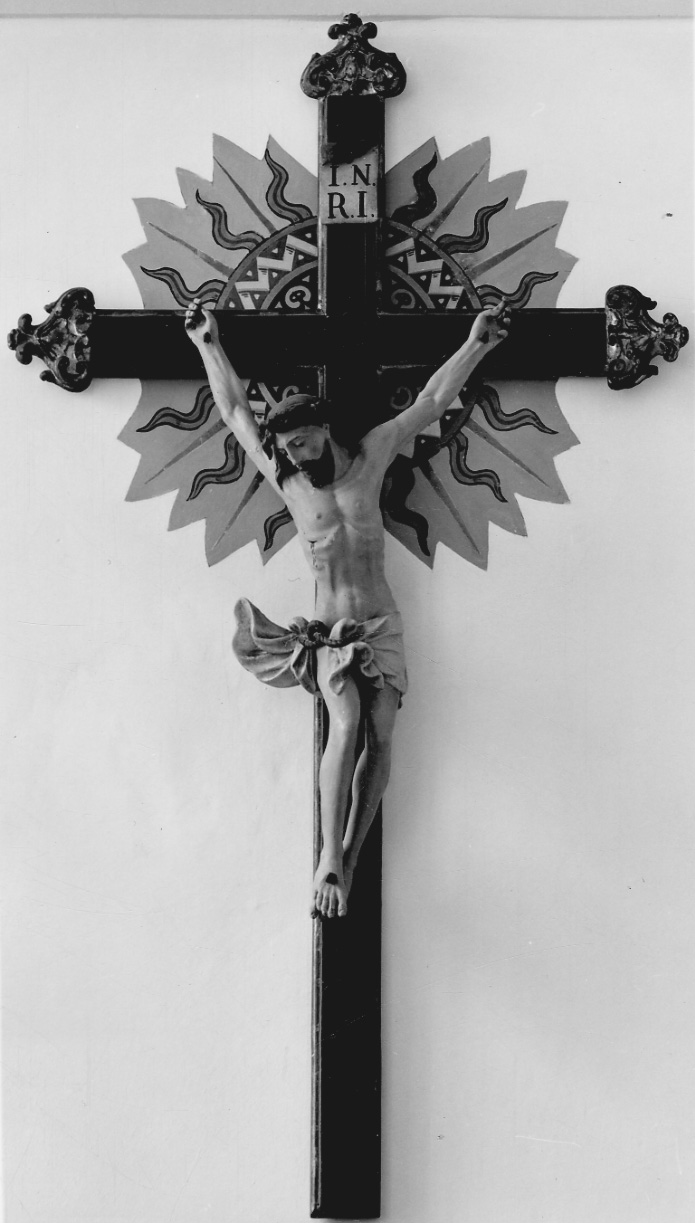 Cristo crocifisso (crocifisso, opera isolata) - bottega torinese (seconda metà sec. XIX)