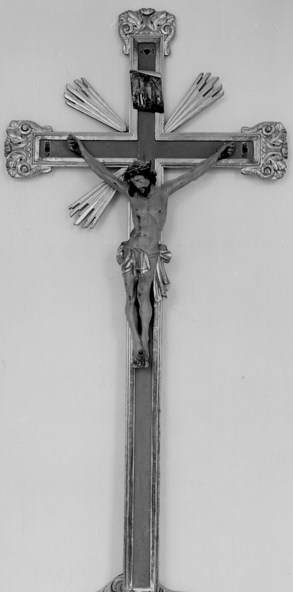 Cristo crocifisso (crocifisso, opera isolata) - bottega torinese (secondo quarto sec. XIX)