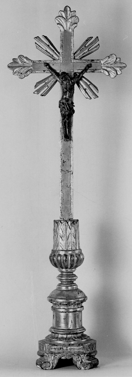 Cristo crocifisso (croce d'altare, opera isolata) - bottega torinese (secondo quarto sec. XIX)