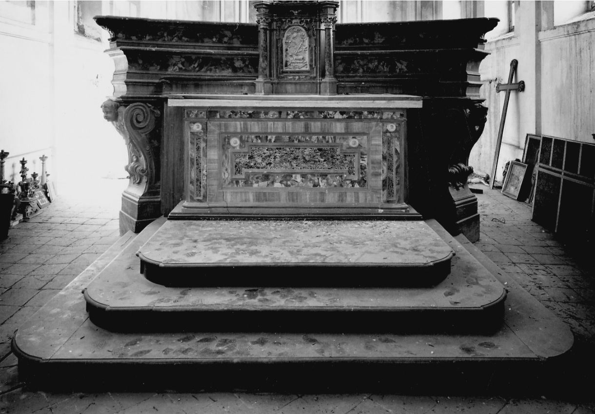 altare maggiore, opera isolata - bottega lombarda (secondo quarto sec. XVIII)