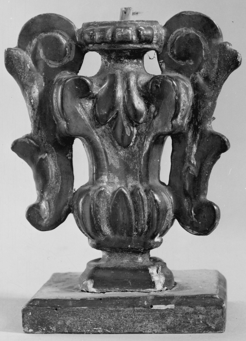 vaso d'altare per composizione floreale, opera isolata - bottega piemontese (primo quarto sec. XIX)
