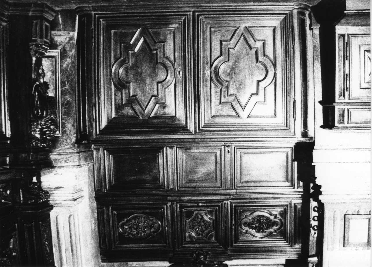 armadio da sacrestia, opera isolata di Quadro Carlo Giacomo (primo quarto sec. XVIII)