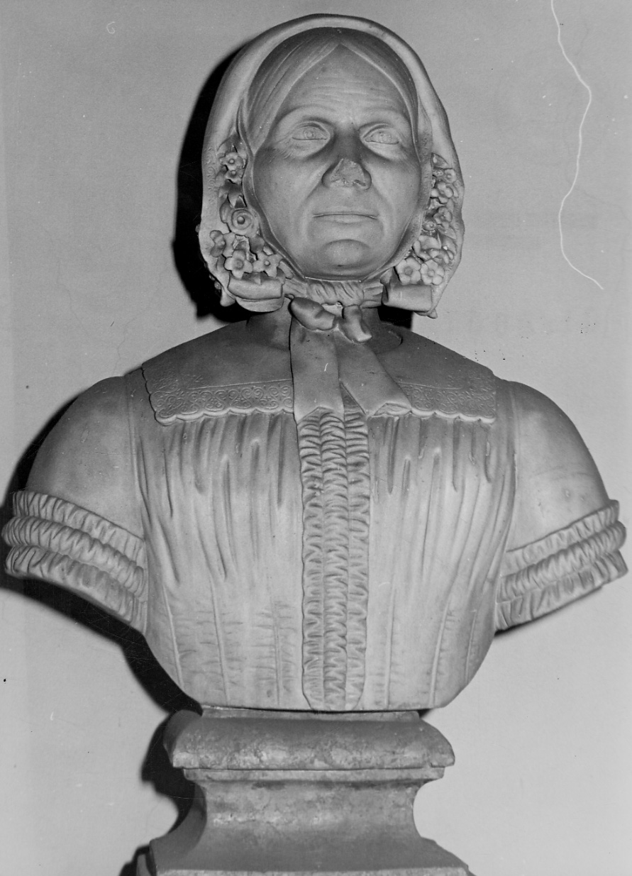 busto ritratto di Teresa Biglia (busto, opera isolata) - bottega piemontese (metà sec. XIX)