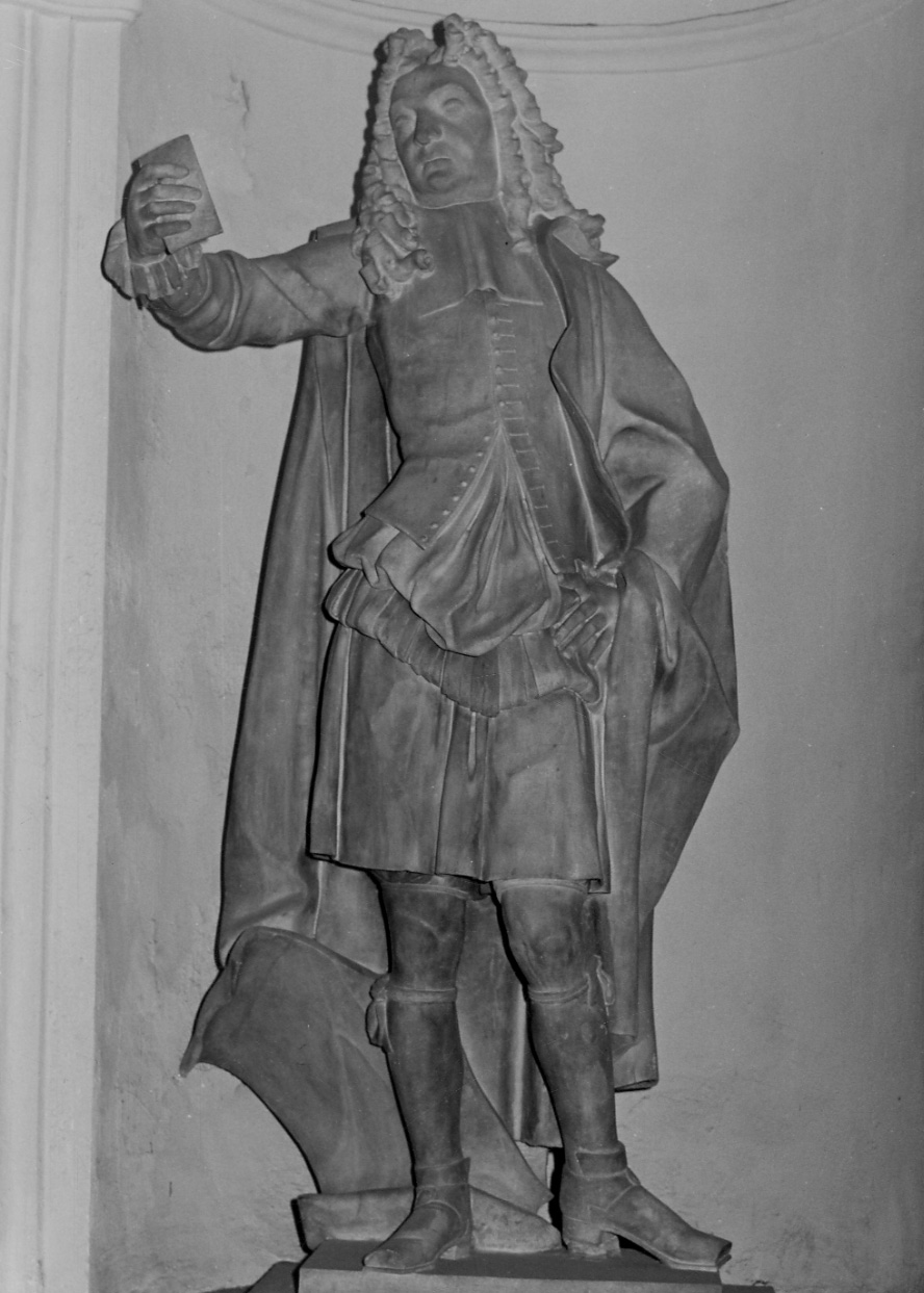 ritratto di Giorgio Bleisot (statua, opera isolata) di Tantardini Carlo Antonio (primo quarto sec. XVIII)