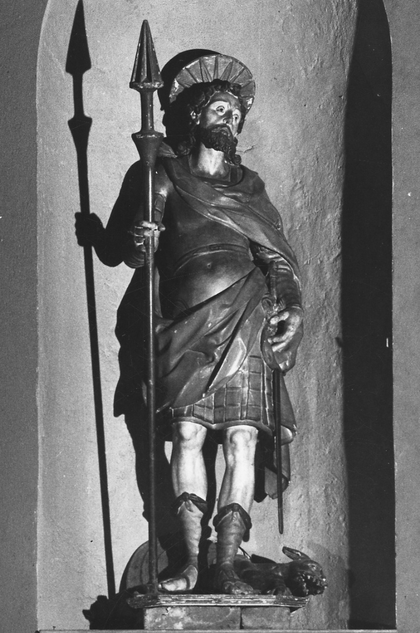 San Giorgio e il drago (statua, opera isolata) - ambito piemontese (prima metà sec. XVII)