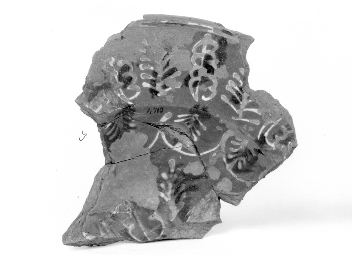 scodella, frammento - bottega piemontese (secc. XVII/ XIX)