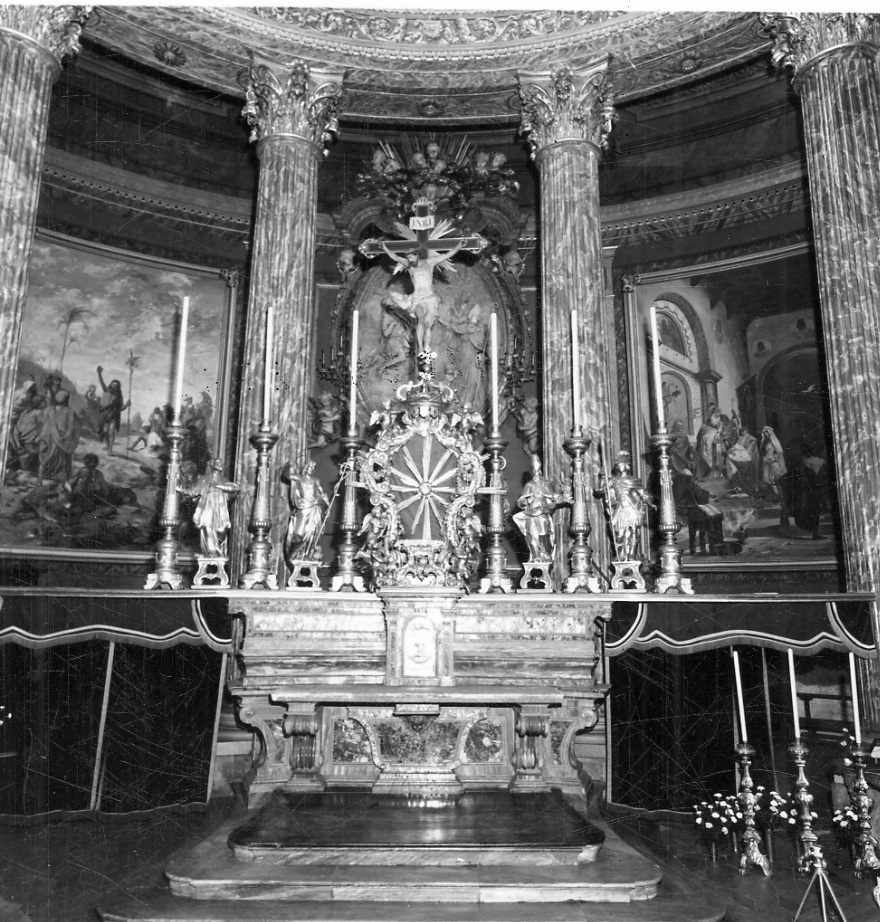 altare maggiore, opera isolata di Rossi Andrea, Bottinelli Paolo, Barberis Luigi Michele, Alfieri Benedetto (terzo quarto sec. XVIII)