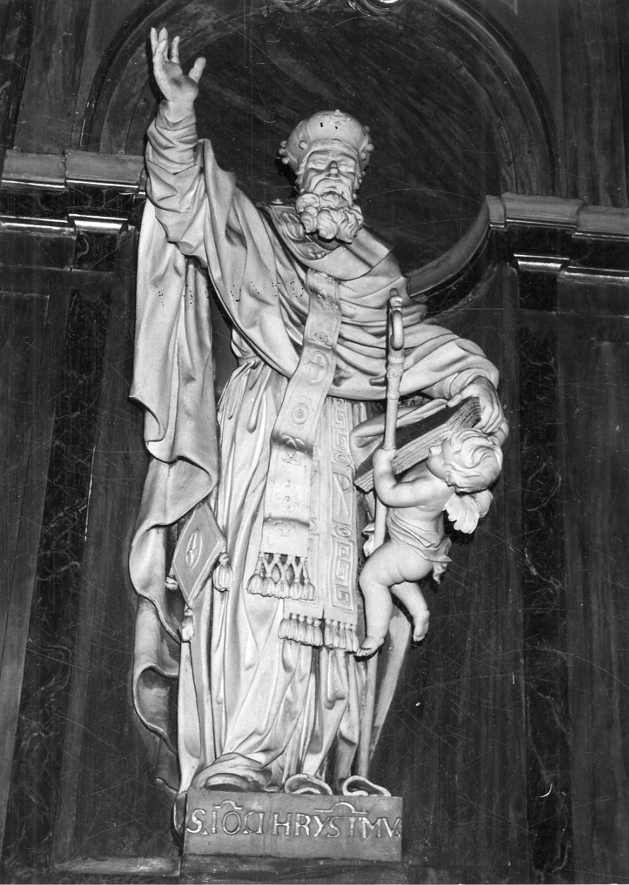 San Giovanni Crisostomo (statua, opera isolata) di Bollina Giuseppe (terzo quarto sec. XVIII)