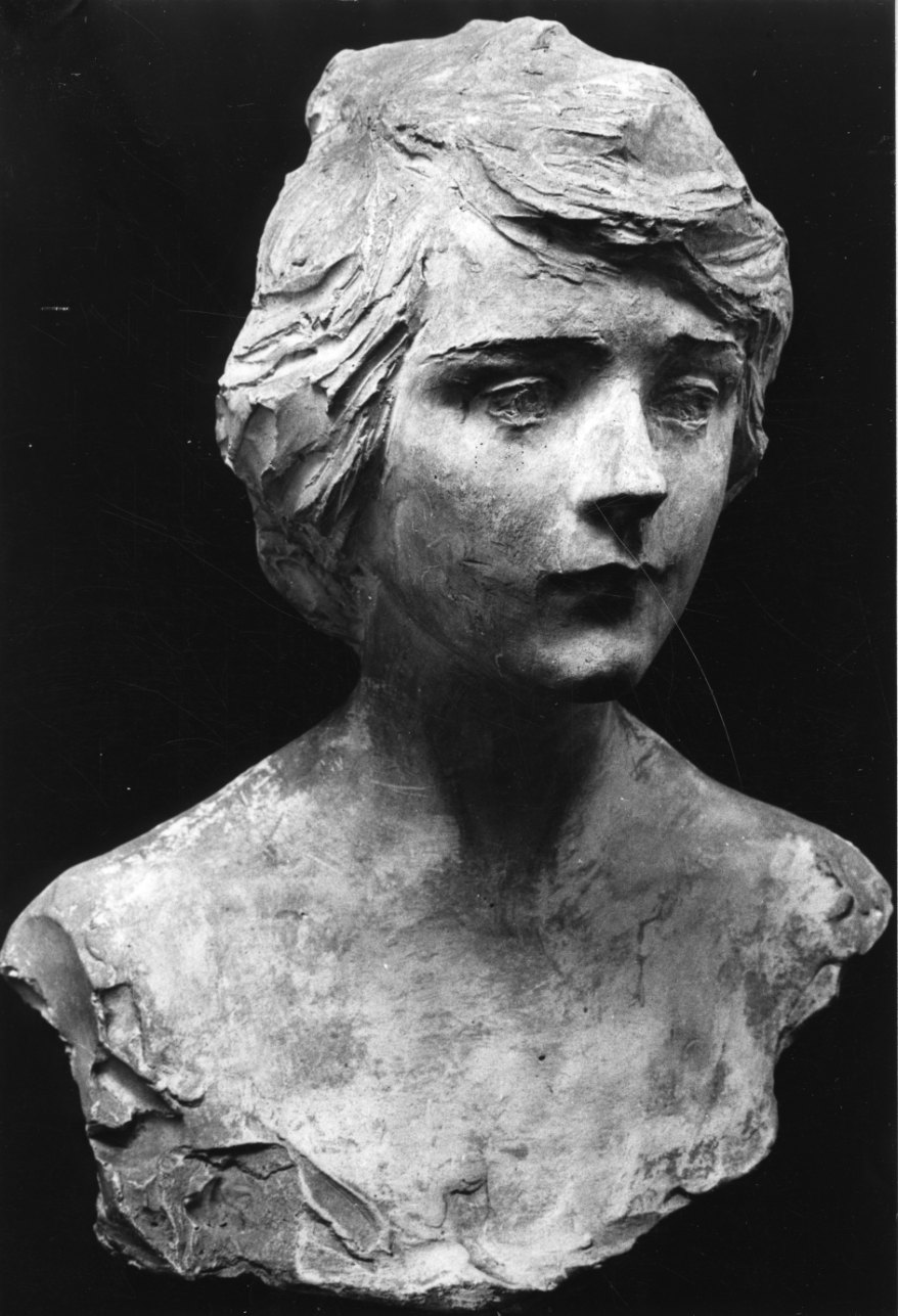 busto ritratto di Mary Pickford (scultura, opera isolata) di Troubetzkoy Paolo (primo quarto sec. XX)