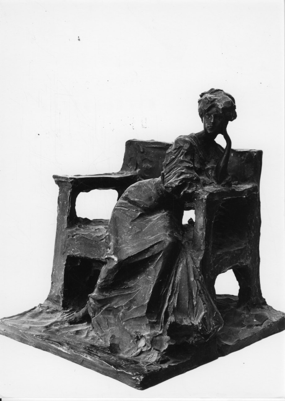 ritratto di Madame Schwartz (scultura, opera isolata) di Troubetzkoy Paolo (inizio sec. XX)